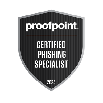 Completed Requirements for “Proofpoint Certified Phishing Specialist 2024”